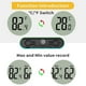 thumbnail image 2 of 4PCS Digital Hygrometer and Thermometer, Reptile Thermometer with Magnetic & Tablestand, Temperature and Humidity, 2 of 5