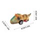 thumbnail image 5 of Dinosaur Car Mini Toy Simulation Horned Stegosaurus Tyrannosaur Model Car, 5 of 5