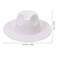 thumbnail image 2 of BEADCEST Sombrero Fedora De Con Ancha Para Y Mujer Ideal Para Y Fiestas, 2 of 5