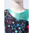 thumbnail image 5 of Aislor Kids Girls 2 Piece Athletic Outfit Gymnastics Dance Leotard with Booty Shorts Tracksuit Swimwear Starry Black 16, 5 of 7