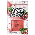 thumbnail image 2 of Sour Strips Strawberry Flavored Chewy, Candy Bag, 3.4 oz, 2 of 9