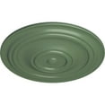 thumbnail image 3 of 31 1/2"OD x 2 1/2"P Traditional Ceiling Medallion (Fits Canopies up to 8 1/4"), Hand-Painted Athenian Green, 3 of 6