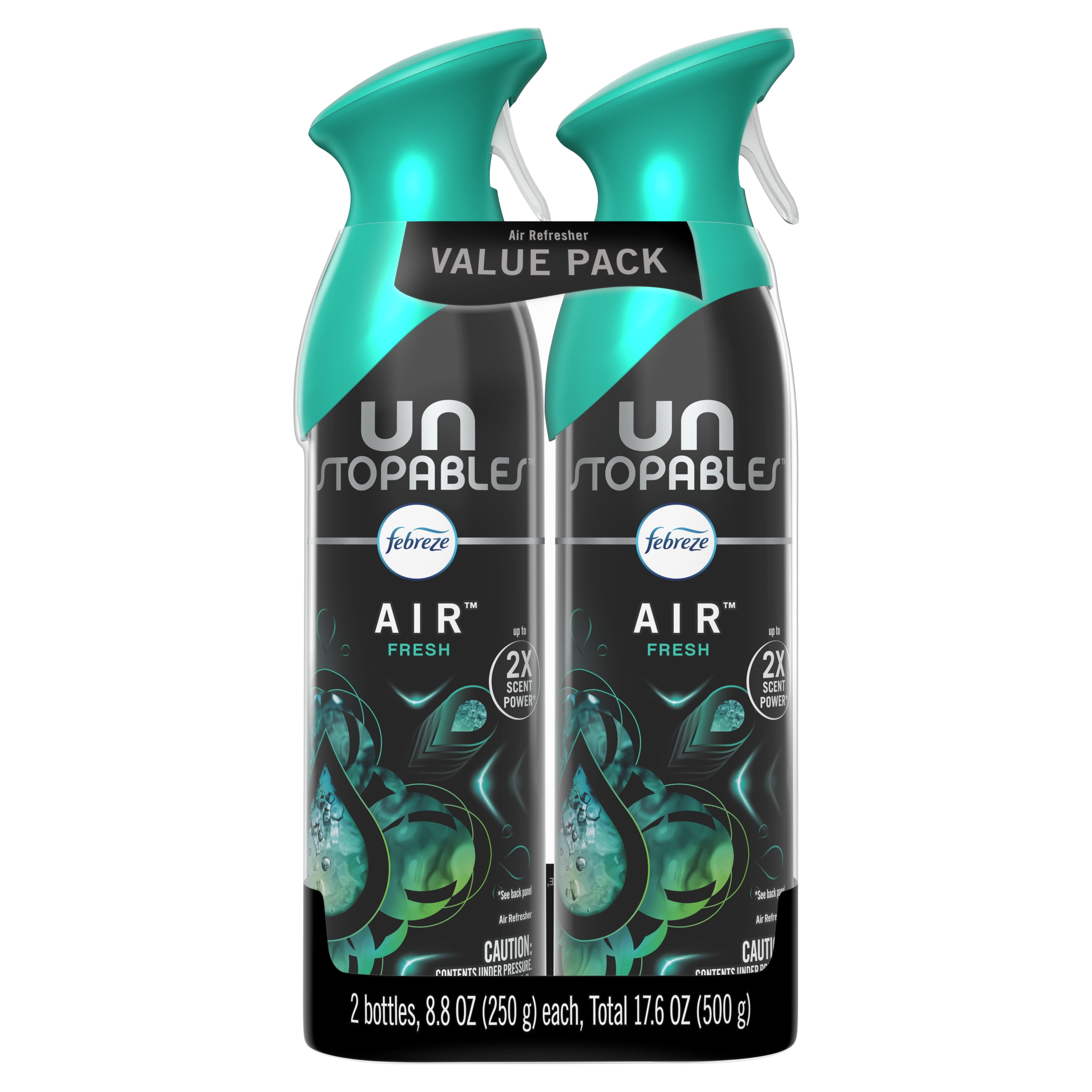 Febreze Unstopables Air Effects Odor-Eliminating Air Freshener, 8.8 oz, 2 Pack