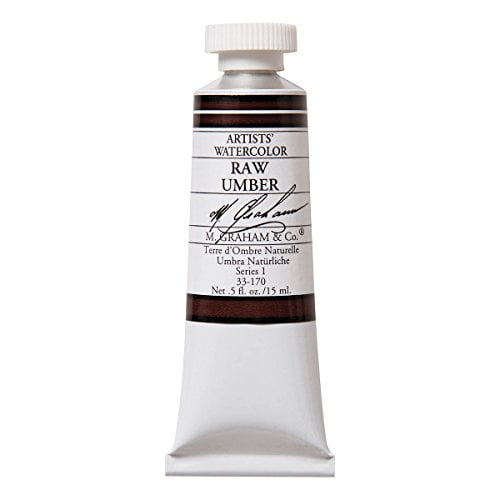 M. Graham 1/2-Ounce Tube Watercolor Paint, Raw Umber