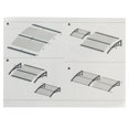 thumbnail image 5 of Door Window Rain Cover Eaves Black Holder Canopy Rain Awning, 5 of 9