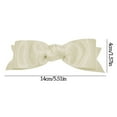 thumbnail image 3 of Barrette Française Nœud Papillon Mode Barrette Décorative pour Cheveux Pince à Cheveux Automatique, 3 of 10