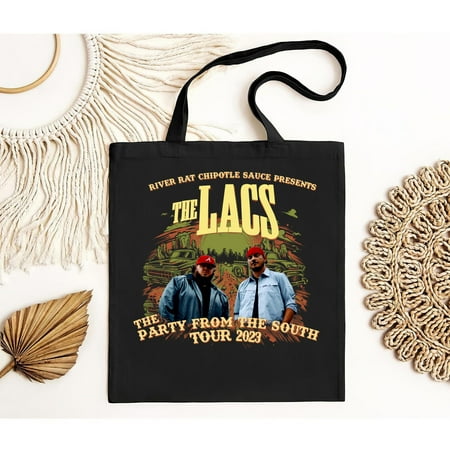 vintage The Lacs The Party from the South Tour 2023 Band Short-Sleeve Tote Bag-TH20988