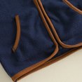 thumbnail image 2 of RUINIXCW Toddler Baby Boy Girl Thin Fleece Vest Jacket Infant Boy Fall Winter Clothes Zip Up Stand Collar Bear Embroidery Sleeveless Jacket Pocket, 2 of 10