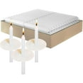 thumbnail image 2 of PYAN-Vigil White Taper Candles Bulk - 102 Church Candles with drip Protectors - White Candle, Ritual Candles, Memorial Tapered Candle, 2 of 3