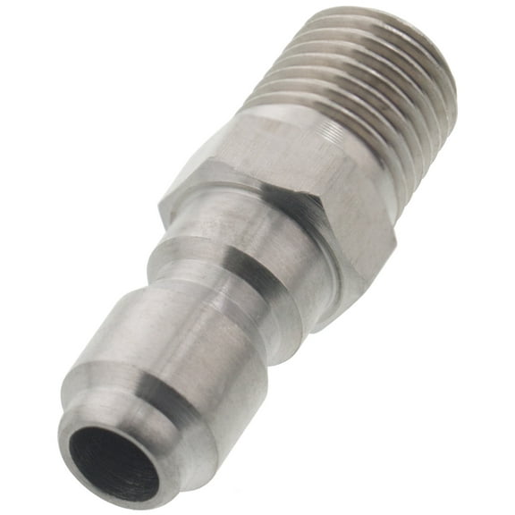 1/4" MPT Male Stainless Steel Plug Quick Connect Coupler for Pressure Washer