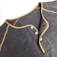 thumbnail image 4 of Gytharion Men's Henley Short Sleeve Shirts Casual Button T-Shirt Classic Basic Lightweight Pullover Tees Fashion Tops, 4 of 5