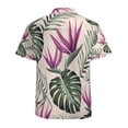 thumbnail image 3 of High Quality Hawaiian Shirts for Men Short Sleeve Aloha Beach Shirt Floral Summer Casual Button Down Shirts Blouses 954LJO, 3 of 7