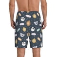 thumbnail image 3 of Kdxio Cartoon Animals Print Mens Sleep Shorts Bottoms Soft Comfy Pajama Wear Pants with Drawstring Pockets, 3 of 7
