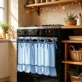 thumbnail image 5 of Curtain Tier Bow Ruffled Window Valance For Kitchen Small Window Decoration, 5 of 9