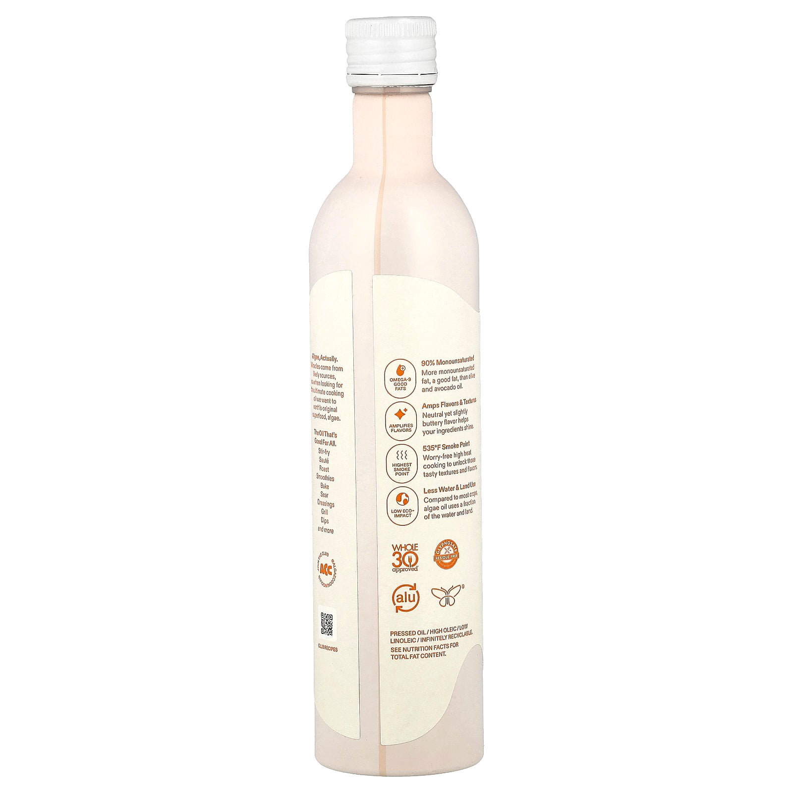 Algae Cooking Club Algae Cooking Oil, 16 fl oz (473 ml)