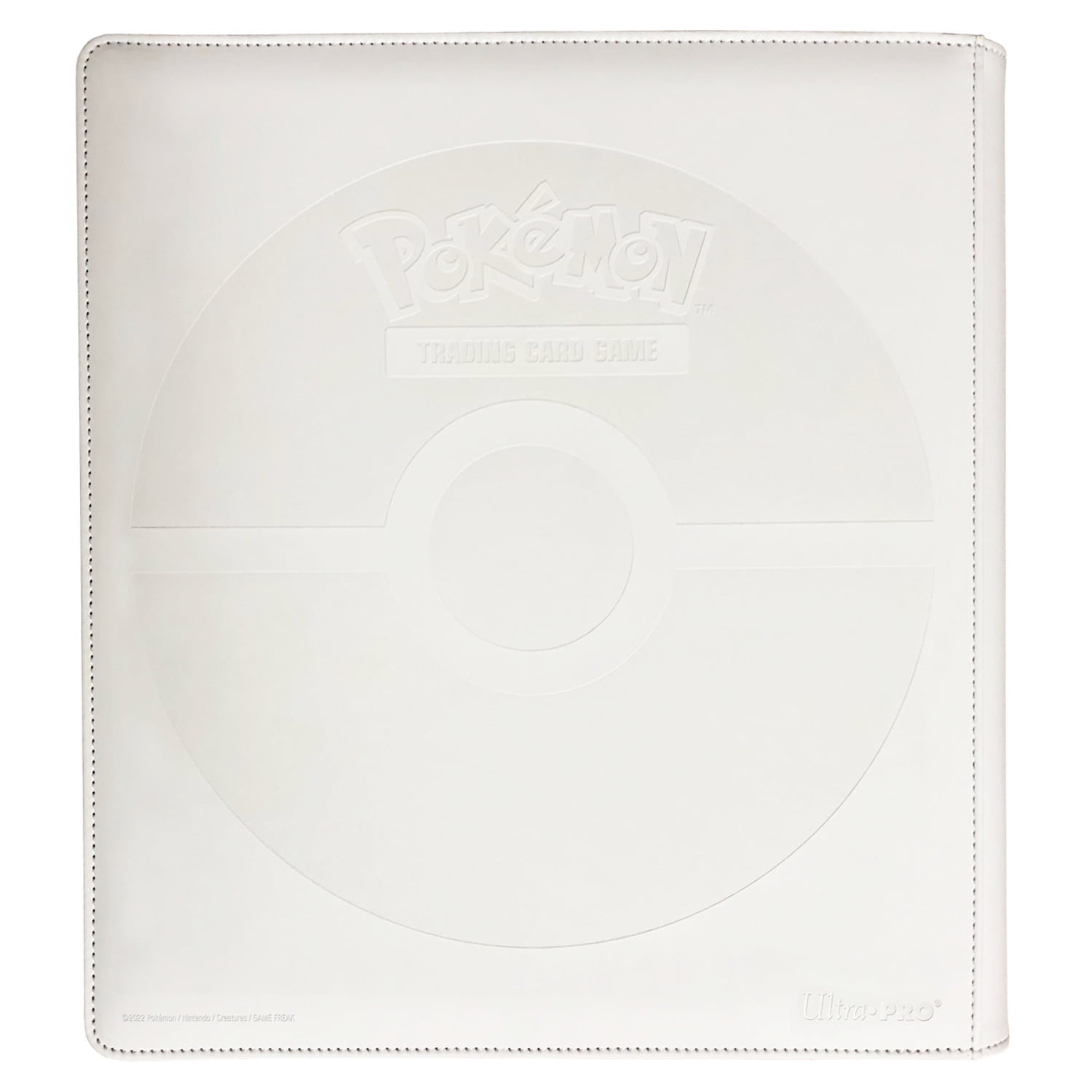 Pokémon: Elite Series: Arceus 12-Pocket Zippered PRO Binder - Ultra Pro, White Leatherette Trading Card Binder, Stores 480 Cards