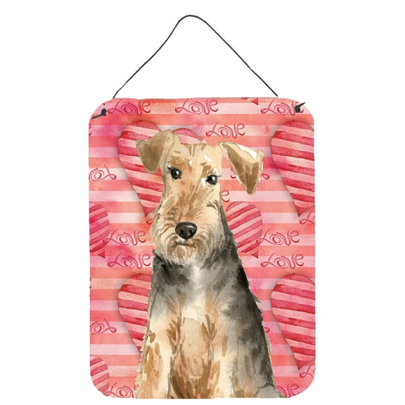 Love a Welsh Terrier Wall or Door Hanging Prints
