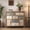 39″ Vintage Cabinet, variant on 27.7" Vintage Tall Storage Cabinet, Rustic Multicolor Carved Wood Cabinet with 7 Drawers & 2 Doors, Farmhouse Accent Furniture for Living Room, Dining Room, Hallway