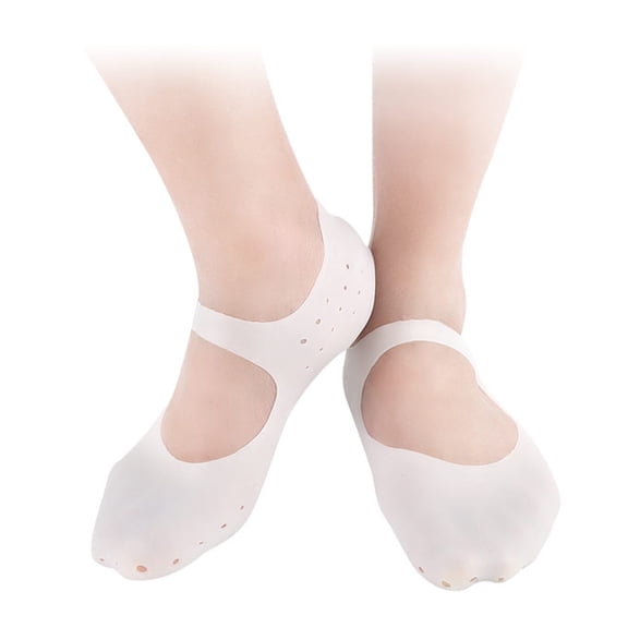 GOOHOCHY Women's Invisible Socks with SEBS Toe Cushion, 1 Pair, Comfortable Low Cut Socks