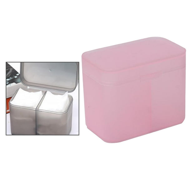 Organizador de Accesorios Cosméticos Yinane Rosa Rosado Estuche Organizador de Algodón de Maquillaje