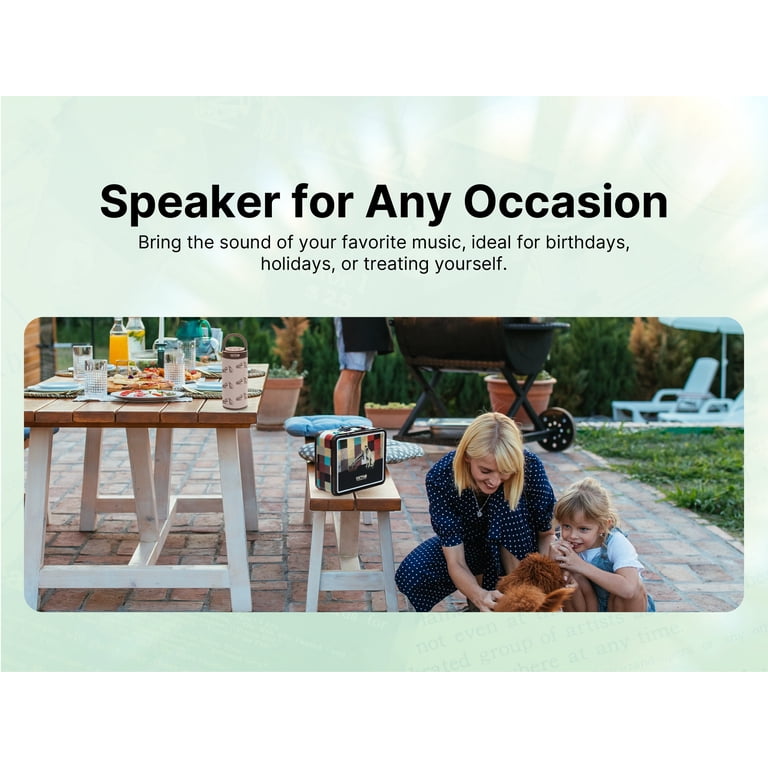 Victor Portable Bluetooth Speaker with Metal Lunch Box photo 6