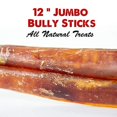 thumbnail image 6 of Downtown Pet Supply Bully Sticks For Dogs Thick Rawhide Free Dog Chews 12", 3 lbs, 6 of 6