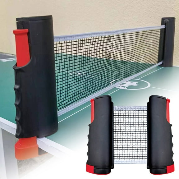Retractable Table Tennis Net System with Durable Frame for Home and Club Play