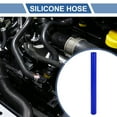 thumbnail image 2 of Unique Bargains 1 Pcs 30mm/1.18" ID 500mm/19.69" Length 0 Degree Blue Car Silicone Hose Coolant Hose Universal, 2 of 7