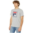 thumbnail image 3 of Fila Heritage F Box Logo Men's T-Shirt Heather Grey lm913787-073, 3 of 3