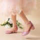 thumbnail image 2 of Zapatos de Vestir para Niña DREAM PAIRS KKUMPU2501 Rosa Talla 5, 2 of 6