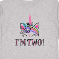 thumbnail image 4 of Inktastic 2nd Birthday Unicorn 2 Year Old Girl Girls Long Sleeve Toddler T-Shirt, 4 of 5