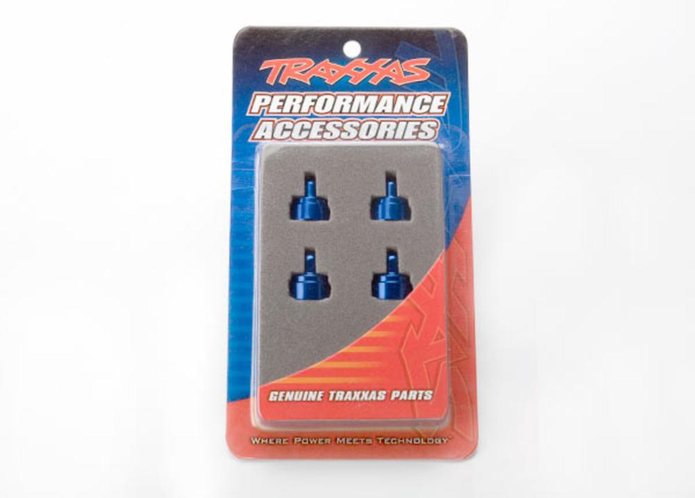 Traxxas Tra3767A Alum Shock Caps (4) Blue Anodized (Fits All Ultra