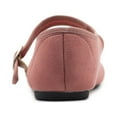 thumbnail image 4 of Ollio Women's Shoes Faux Suede Casual Mary Jane Light Ballet Flats F56SU, 4 of 6