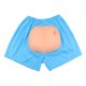 thumbnail image 1 of Pantalones cortos divertidos con trasero falso para disfraces de carnaval y mascarada. Pantalones de broma hilarantes. impresiones labiales de puntos azules, 1 of 9