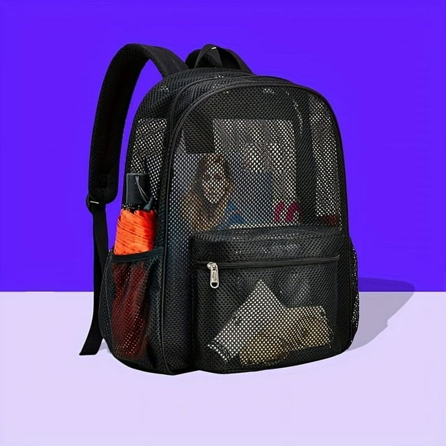 Lightweight Summer Backpack: Breathable Mesh Design & High Load-Bearing Capacity - Perfect for Students!