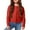 Red, variant on KAUOD Toddler Girls Button Cardigan Sweater Ribbed Knit Long Sleeve Open Front Sweater Clothes Kids Soft Cotton Tops