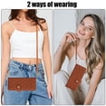 thumbnail image 6 of TECH CIRCLE for Samsung Galaxy Z Fold 5 Wallet Case with S Pen Holder,  Premium Leather Magnetic Clasp Kickstand Crossbody Lanyard Wrist Strip Shockproof Stylish Protective Cover,Brown, 6 of 8