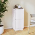 thumbnail image 1 of vidaXL Buffet Blanc 31.5x34x75 cm Pin Massif, 1 of 5