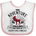 thumbnail image 3 of Inktastic Pigeon Forge Tennessee The Adventure is Calling and I Must Go Boys or Girls Baby Bib, 3 of 4
