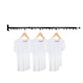 thumbnail image 4 of Folding Clothes Hanger Foldable Wall Drying Rack Space Aluminum Clothes Hanger Organization Silver 1, 4 of 6