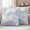 White haze blue light gray, variant on Blue Crab Coastal Outdoor Waterproof Pillow Covers, Summer Coral Nautical Decorative Square Throw Pillowcase Sofa Cushion Sham for Patio/Couch/Chair, 16"x16" 2 Pack