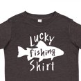 thumbnail image 4 of Inktastic Lucky Fishing Shirt Fish Boys or Girls Toddler T-Shirt, 4 of 5