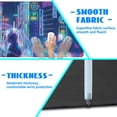 thumbnail image 5 of Desk Mat, Neon City Rainy Night Extended Gaming Mouse Pad Large, 35.4"x15.7" Big Mouse Pad with Non-Slip Base and Stitched Edge, Long Computer Keyboard Mouse Mat for Home Office Work, 5 of 6