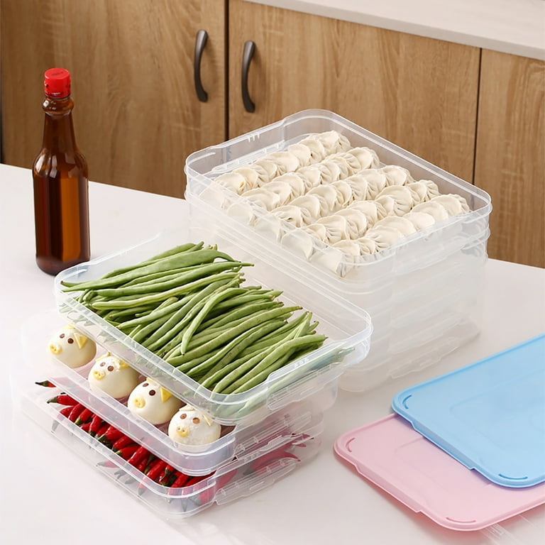 Happy Date Food Storage Container, Plastic Food Containers with