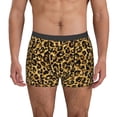 thumbnail image 1 of Balery Gold Glitter Leopard Calzoncillos bóxer para hombre, ropa interior de algodón suave y transpirable con cinturilla de nailon-XX-Large, 1 of 5
