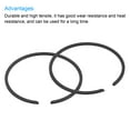 thumbnail image 4 of Uxcell 2Pack Piston Ring Set Standard Size Fit for Chainsaw Replace Part 52x1.5mm, 4 of 5