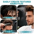 thumbnail image 6 of Texture Comb, Volumizing Fluffy Texture Styling Comb for Men and Women, Wide Tooth Comb Root Lifter Hair Styling Tool for Volume, Fringe Parting & Curly Hair, ABS Plastic (2PCS, Grey), 6 of 8