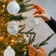 thumbnail image 4 of Adornos navideños, juego de 6 adornos navideños irrompibles, varios estilos, para árboles de Navidad y otras fiestas. Bolas decorativas navideñas., 4 of 7