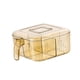 thumbnail image 4 of Caja de condimentos transparente Contenedor de especias Botes de condimentos Tarro de condimentos con Naranja, 4 of 9