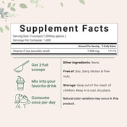 Micro Ingredients Pure Vitamin C Powder, 2.2lbs (1kg) | Unflavored Ascorbic Acid Supplements | Non-GMO, Gluten Free